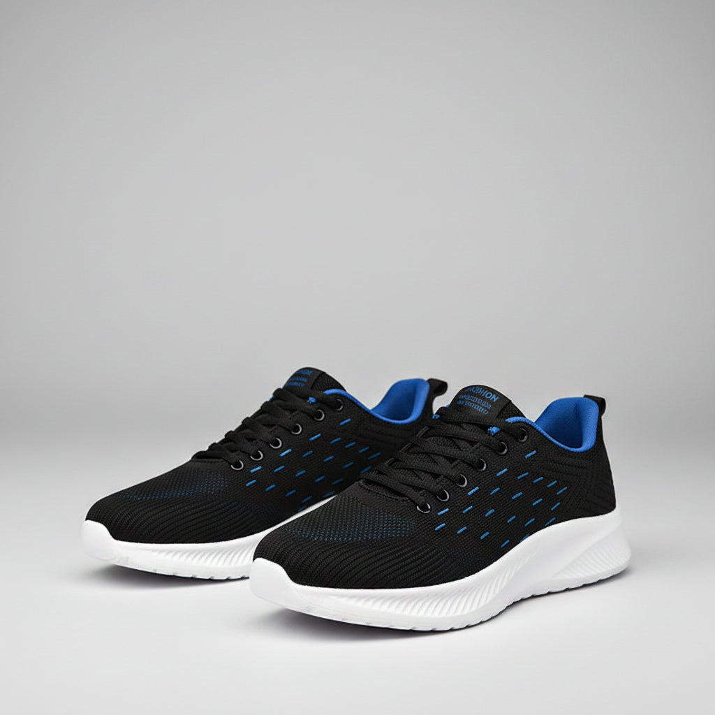 Sports Flying Woven Cold Sticky Ultralight Casual Running Shoes..